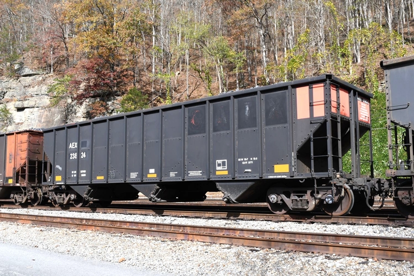AEX 23824 belongs to American Industrial Transport, Inc. It has a volume of 3,771 cubic feet, a load limit of 227,400 lbs., and was built by Freight Car America at Johnstown, PA, in 08-2007. FCA shut down Johnstown (fka Bethlehem Steel), Roanoke (fka NS), and Danville IL, in favor of a new plant in Mexico! Trump's tariffs may affect that decision. No. 23824 was previously GATX (General American Marks).