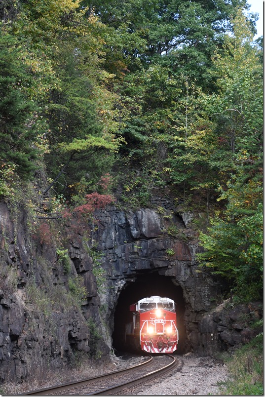 CSX 911-3386. Pool Point Tunnel.