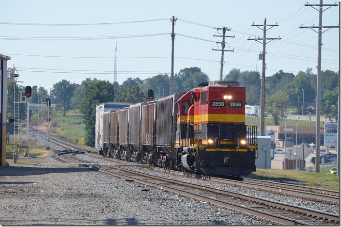 KCS 2856 “GP40-3” Stillwell OK.