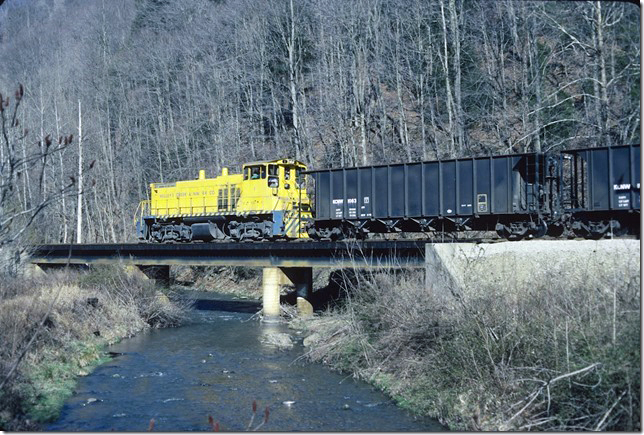 KC&NW 1. Near Ward WV. 1990.