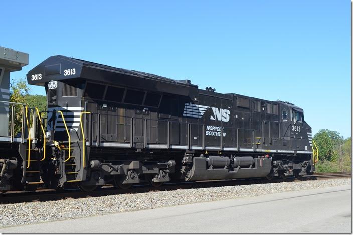 That big radiator means NS 3613 is a GE ET44AC. Chase Freeman and I shot this engine on Feb. 4, 2016 as it was part of pusher J73 shoving 80M up Dry Fork. Norton VA.