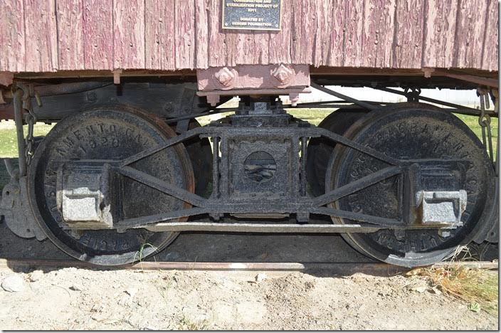SP box car 132’s wheels were cast at SP’s Sacramento shop in 1926.