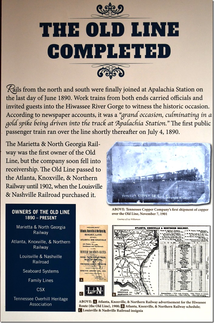 L&N Depot Museum Etowah TN. Old Line Completed.