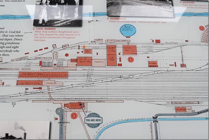 L&N Depot Museum Etowah TN. Yard map 1920. Part 1.