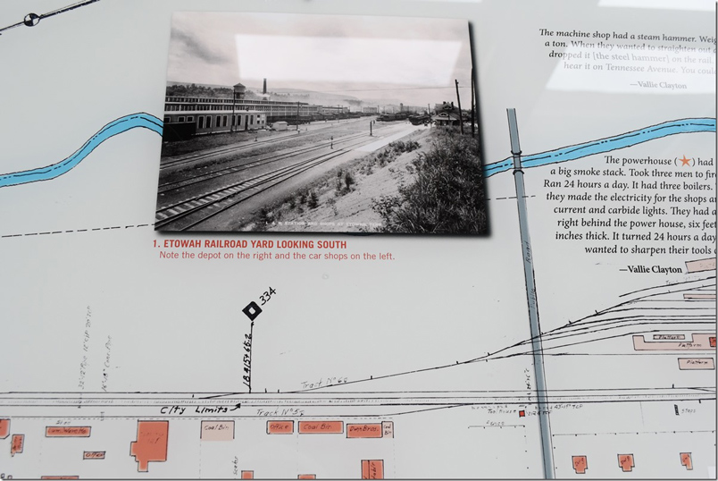 L&N Depot Museum Etowah TN. Yard map 1920. Part 2.