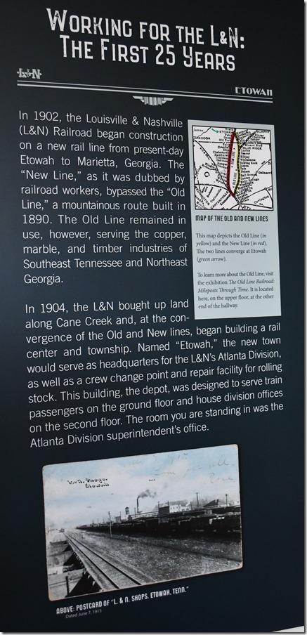 L&N Depot Museum Etowah TN. Working for the L&N.
