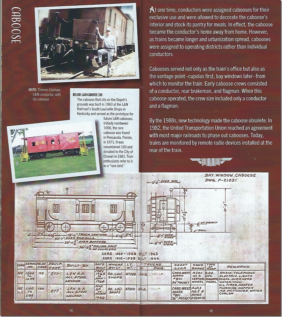 Etowah history. Caboose.