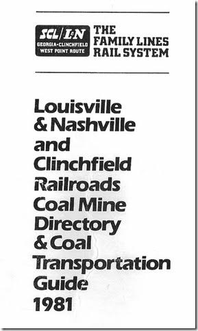FL Coal Directory 1981. Cover.