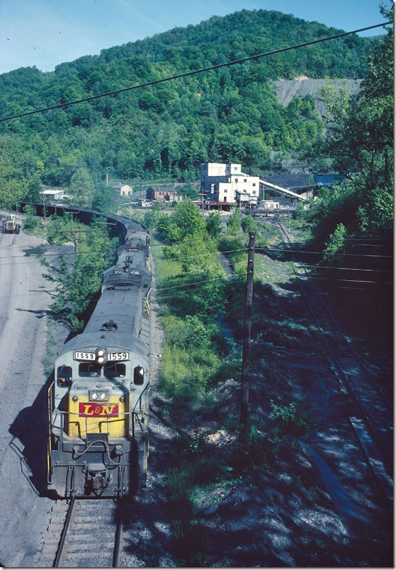 L&N 1559 Lynch Turn-Benham. 05-17-1979.