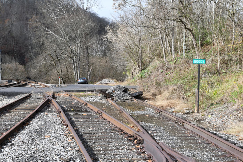 CRR often made several trips daily from Dante to Boody, and N&W trains were frequently found working the interchange.