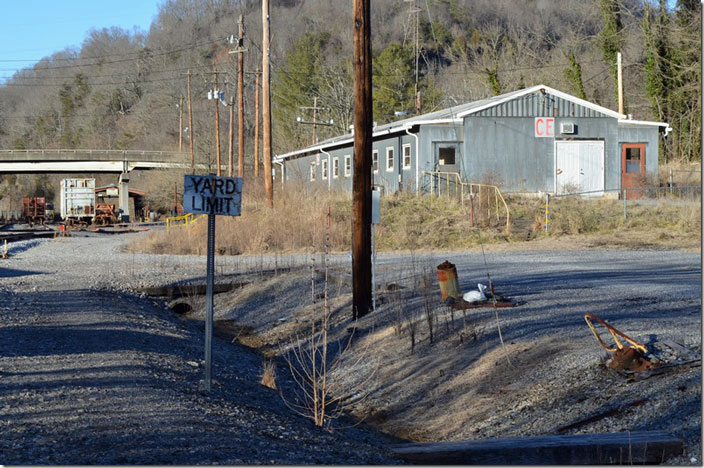 NS Yard Limit sign. Carbo VA.