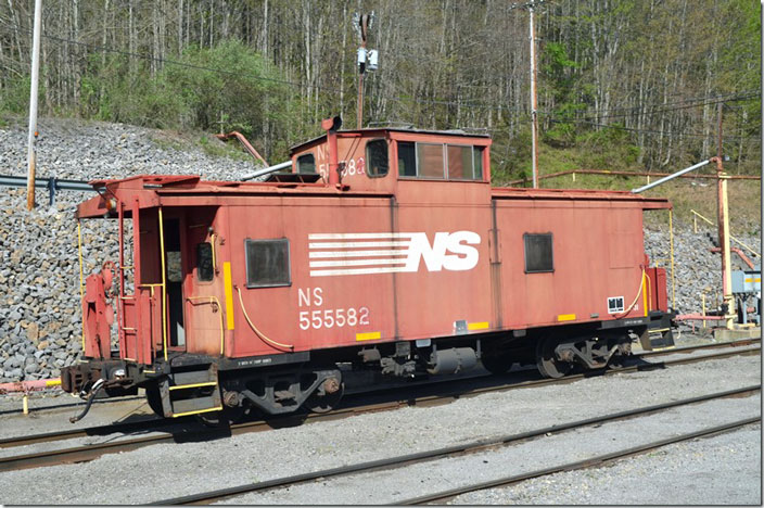 NS cab 555582 is an ex-N&W C31 built 11-1969. Andover VA.