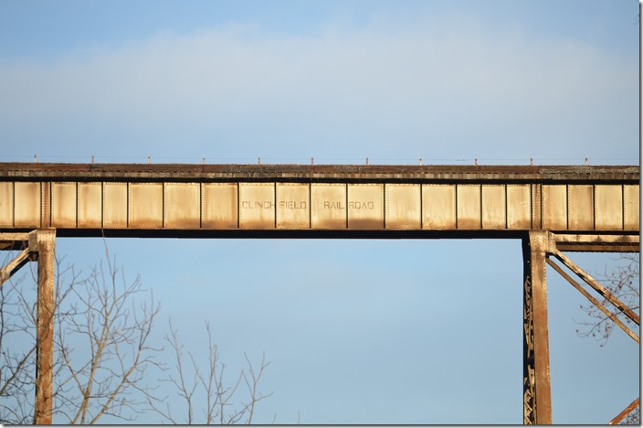 Clinchfield heritage will live on for years (railroads don’t repaint bridges anymore). 