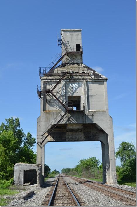 The concrete is starting to crumble badly. PRR NS coal dock. Harvey OH.