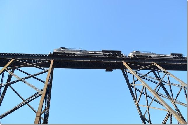 NS 8133. Trace Branch trestle. View 2. Field VA.