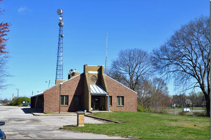 NS yard office in Lexington, KY on the site of the old CNO&TP depot. 04-02-2021.