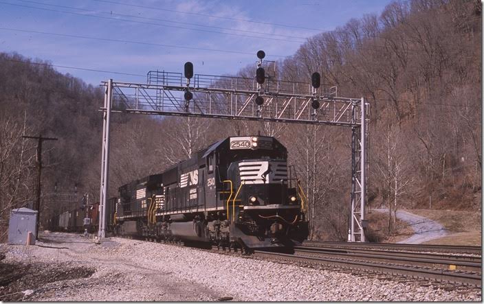 No. 746 passes the “Powhatan” signal at Kyle.