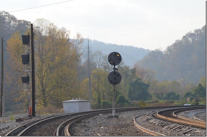 This CPL will fulfill its mission in a few days. The steel gang has Main 2 shut down, so trains will use Main 1 to Williamson. NS signal. Sprigg WV.