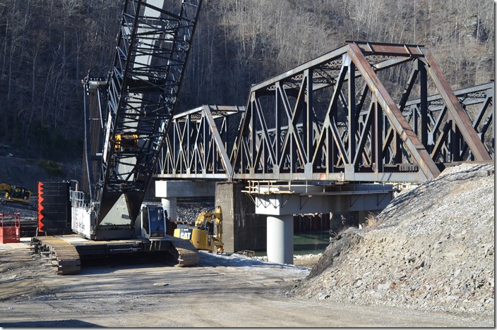 NS bridge replacement. View 4. Matewan WV.