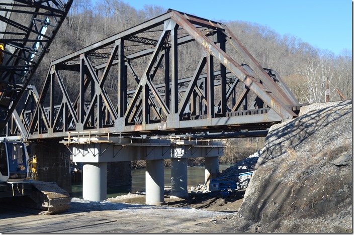 NS bridge replacement. View 5. Matewan WV.