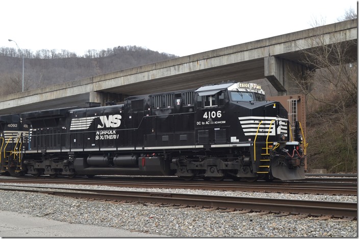 NS “AC44C6M” 4106 “DC to AC”. Williamson WV. 02-14-2019.