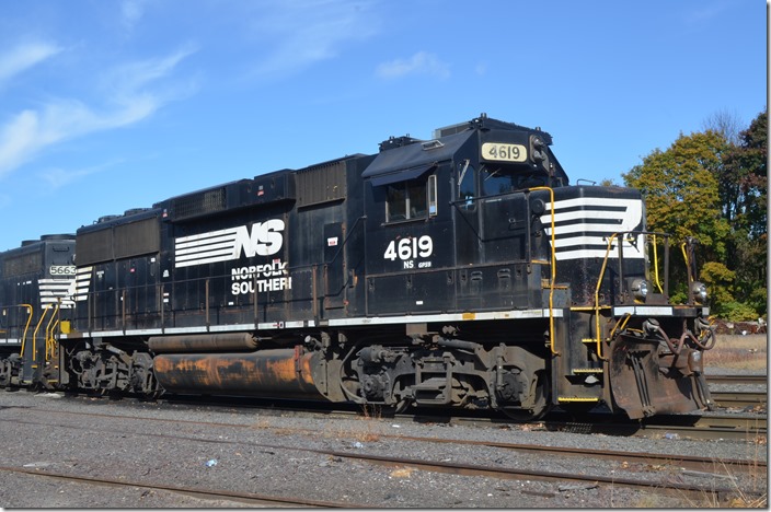 NS GP59 4619. Hazleton PA. 10-15-2019.