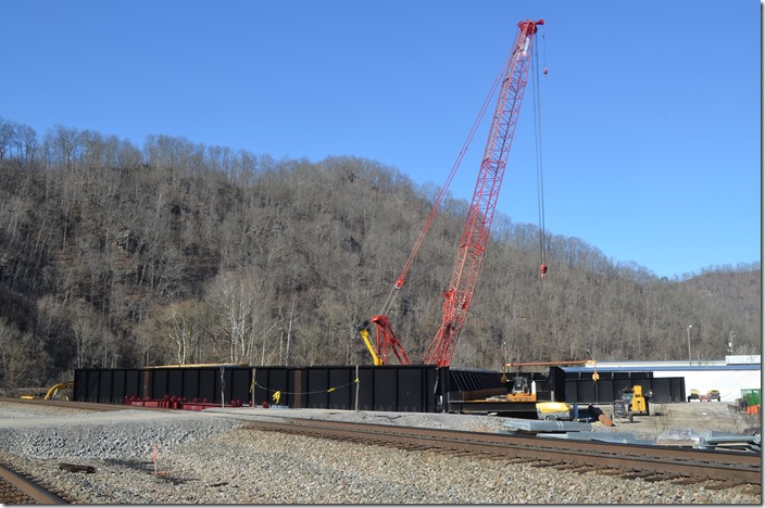 NS bridge replacement. View 2. Matewan WV.