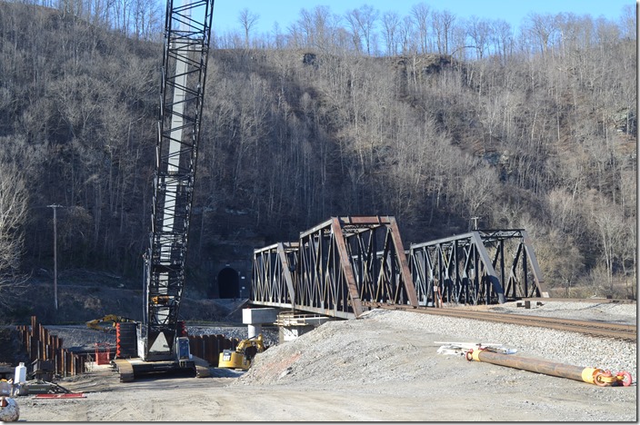 NS bridge replacement. View 3. Matewan WV.