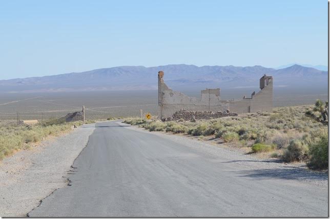 Cook Bank building remains. Rhyolite NV.