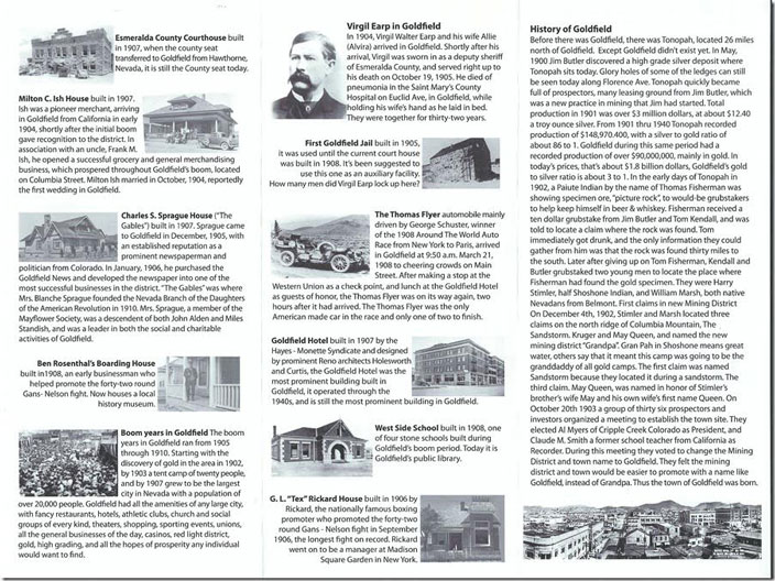 Goldfield NV brochure. Page 2.