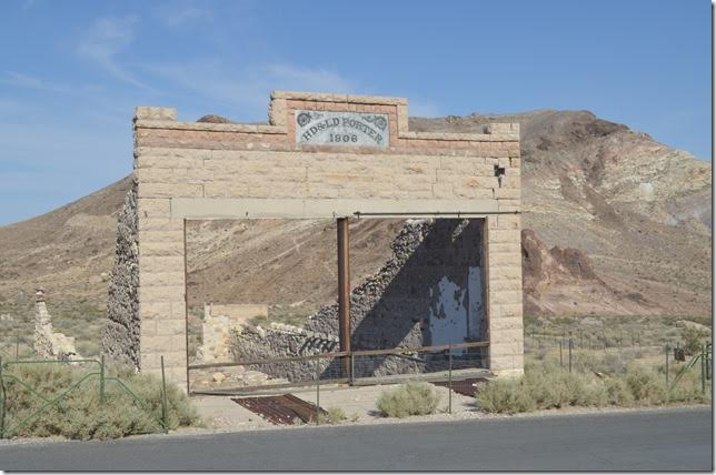 H.D. and L.D. Porter store built 1906. Rhyolite NV.