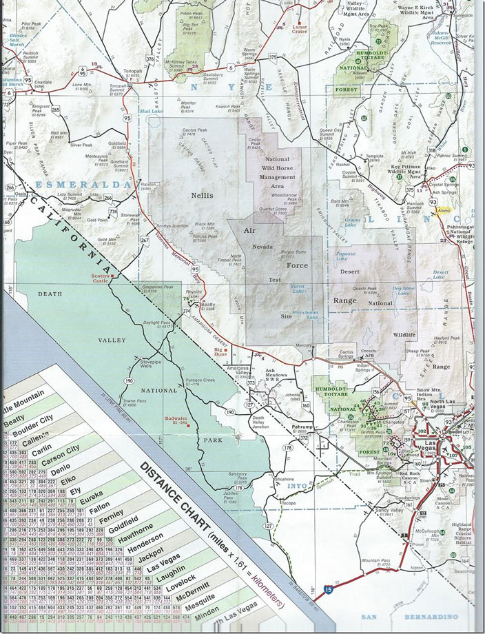 NV map for the journey.