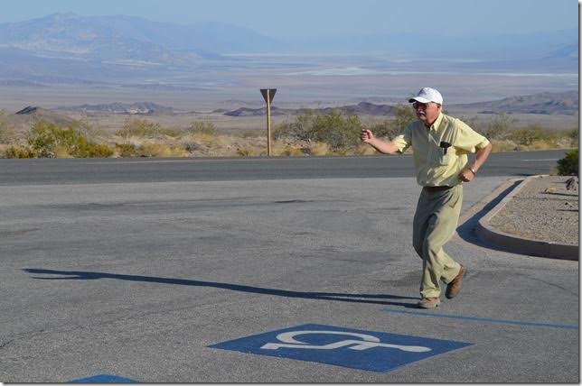 I’ve jogged in Death Valley, CA. The temperature was 111 degrees, but not as uncomfortable as here in Pikeville two weeks ago! Hells Gate CA. Death Valley NP.