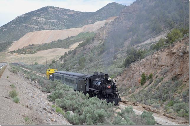 Coming on up the canyon.