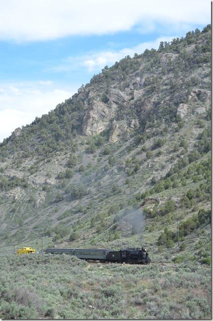 Rolling up the canyon to Ruth, beside US 50.