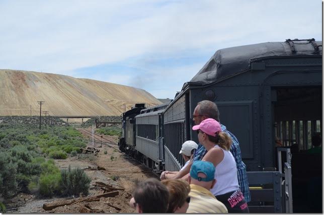 At Keystone we will take the wye to the left. That’s a refuse dump in the background.