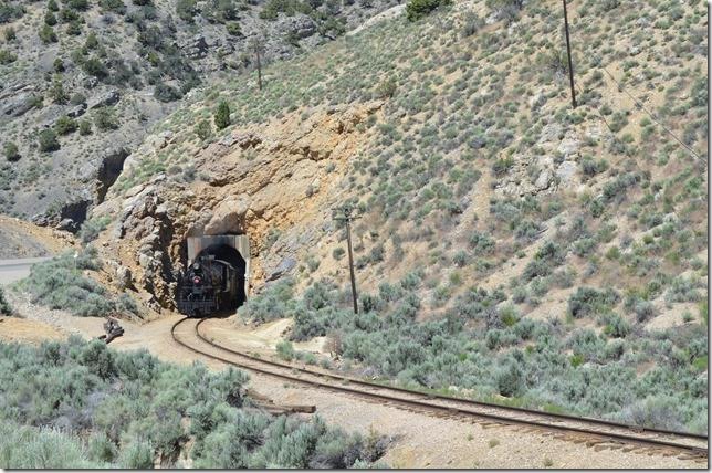 Just coming out of the tunnel.