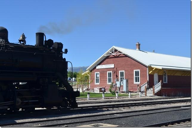 The former freight station.