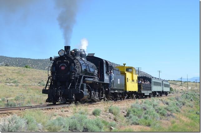 Along the “ore line” on the hill above downtown.