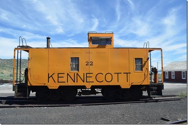 KCC caboose 22. Ely NV. View 3.