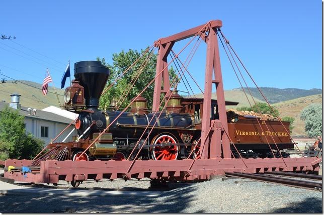 V&T 22 Inyo on turntable.