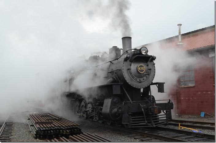 N&W 475. Strasburg. 