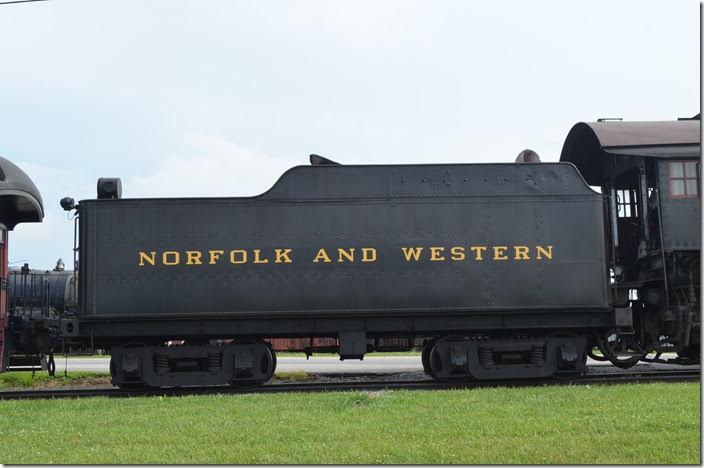 N&W 475. Tender. Strasburg.