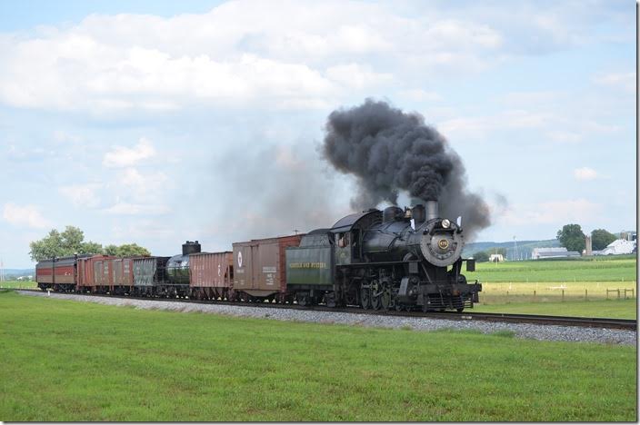 N&W 475 near Strasburg. View 2.