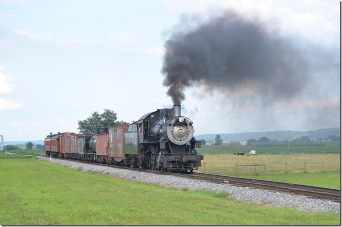 The second run-by. N&W 475 near Strasburg.