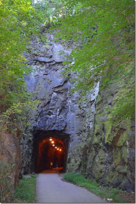 N&W Lynchburg Tunnel. View 2. West portal.