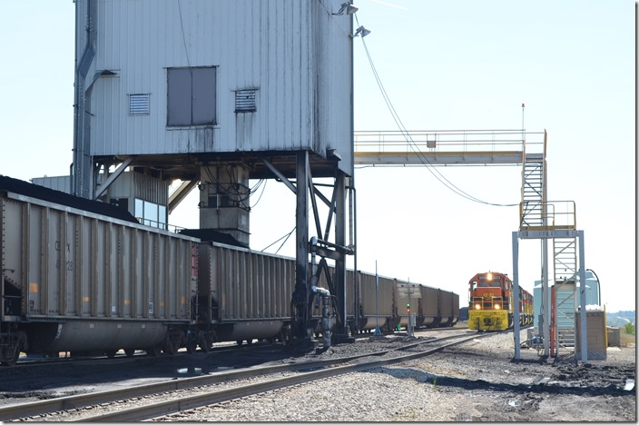 Bear Run loads three or four trains per day.