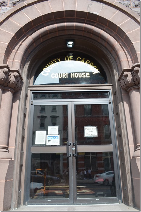 The “Molly McGuires” were tried and hung here. Carbon County courthouse. Jim Thorpe PA.