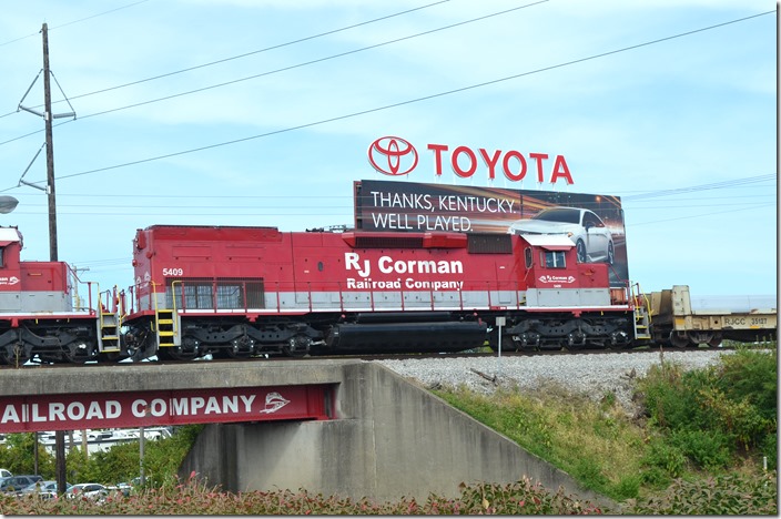 RJC 5409 SD40T-2 is ex-D&RGW. Lexington KY.