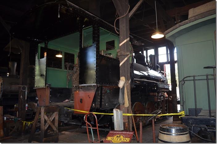 Cab of SRy 28 a 2-8-0.